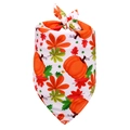 Bandana pour chien avec motifs citrouille et feuilles d'érable pour décoration de fête - Citrouille de Feuilles Colorées