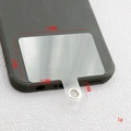 Parche universal de PVC transparente para móvil con anillo metálico y medidas de 55x35mm - Parche Rígido Transparente