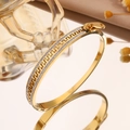 【206】gold Zipper Bracelet