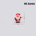 Mini statuina di Babbo Natale che saluta, modello 6# in resina dipinta a mano, 3cm decoro - Stile 6 Babbo Natale
