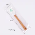 Christmas mini silicone spatula with Christmas tree print and natural wooden handle - Christmas Tree / FA.LA.LA