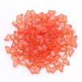 15mm butterfly gradient orange glass beads for DIY jewelry and earring making - Orange Red