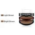 Dual-color seal eyebrow powder 02# in light brown and bright brown for natural brows - 02# Light Brown + Bright Brown