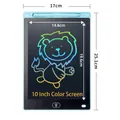 Tavoletta da scrittura LCD da 10 pollici azzurra per bambini con schermo a colori - Schermo a Colori da 10 Pollici / Blu
