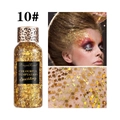 Glinsterende gouden glitter make-up gel met ster- en maanjes in kleurnummer 10 - Nr. 10 Goud