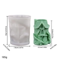 DIY treehouse silicone candle mold with measurements for 3D resin craft ornaments - Tree House lz-228