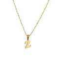 Buchstabe Z Gold