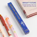 Scatola a sorpresa di cartoleria natalizia blu scuro con penne gel Lucky Bear per studenti - Futuro radioso
