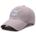 Lightweight quick-dry lilac baseball cap with white embroidery for women - Purple