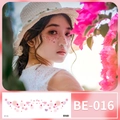 Cute pink and purple heart face tattoo stickers for New Year creative makeup BE-016 - Pink Purple Heart Style (BE-016)