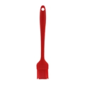 Pennello da cucina in silicone rosso per pasticceria e barbecue su sfondo bianco - Rosso