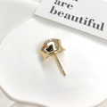 Minimalist gold irregular wavy hair clip with polished metallic finish and fluid design - 1# Gold Hair Hook