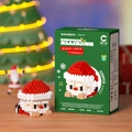 Mini building blocks Santa Claus model with 220 pieces and matching gift box - Prone Santa Claus (220 PCS)