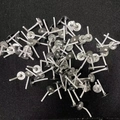 Bulk cotton candle wicks with metal sustainers for DIY aromatherapy candle making - 2.6cm