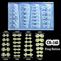 Chinese traditional Frog Button style silicone nail art mold CS-145 with 6-10mm sizes - CS-145 Chinese Knot Buttons
