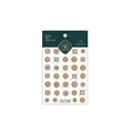 Stickers ongles relief 3D mandala style bohème automne, motifs dorés série TS-1063 - TS-1063 Bohème Automne - Relief