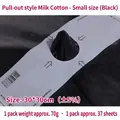 Black milk cotton flower inner lining paper 30x30cm pack for floral packaging - Extracted Milk Cotton - Small / Black