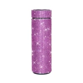 Pink purple rhinestone studded smart stainless steel water bottle with 500ml capacity - Smart Lid 500ml / Rose Red