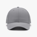 Berretto da baseball grigio scuro con fori di ventilazione laser e cuciture rinforzate - Regolabile / Grigio