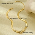 Mise à plat d'un collier serpent en or 18 carats avec un fermoir à deux têtes de serpent - Style Tête de Serpent / Or - Zirconia Noir