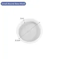 8.1cm small round silicone mold for DIY resin base making and scented candle crafts - Small Round Base / Silicone Mold