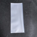 Transparent EVA moisture-proof plastic zipper storage bag for jewelry organization - 24*10cm Frosted Horizontal
