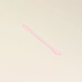 Pink double-ended silicone cosmetic spoon for makeup bottles and small jar scraping - Small Pink