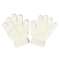 Kinder weisse Winter warme Strickhandschuhe weiche Wolle Baby dicke Fäustlinge Alltag - Handschuhe / Weiß