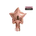 5-inch champagne gold star-shaped foil balloon for festive birthday party decorations - 5-inch Star Champagne Gold