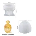 Pineapple resin storage jar silicone mold for DIY crafts with diamond texture finish - Pineapple - Diamond Storage Box