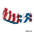 Cooling arm sleeves with US flag digital print for outdoor sun protection - Artistic Splatter Distressed US Flag(MGXT-01)