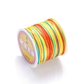 Macro shot of multi-colored gradient jewelry cord spool for DIY hand-woven bracelets - 0.8mm Model (30m) / Color No. 2