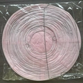 Flat folded light pink jellyfish paper lantern with metal wire frame for party decoration - Light Pink