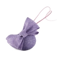 Mini cappello fascinator viola fatto a mano con fiocco vintage per feste eleganti - Violetto
