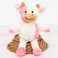 30cm Standing Cow Pink & White
