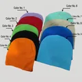 Y2K style colorful knit beanies with jacquard pattern in 9 diverse vibrant colors - 110