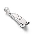 Silver stainless steel hair clipper pendant in hip-hop style for men's necklace - Steel Color Hair Clipper Pendant (KP55371-BD)