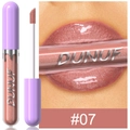 Brillo de labios hidratante DUNUF tono #07 con un acabado brillante y centelleante - 07 Rosa Nude Brillante