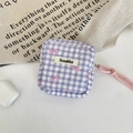 Quilted Plaid with Purple Bowknot