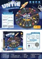 Magnetic space themed board game with 10 colored pieces and elastic ropes for kids - Astronaut Theme Untie Game + 10 Chess + 10 Ropes
