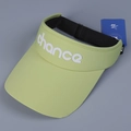 Detail of avocado green sports visor featuring UPF 50 plus protection and chance print - M(56-58cm) / Apple Green