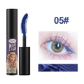 Waterproof blue mascara 05 for long curling lashes with professional applicator brush - No.5 Royal Blue