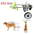 Sedia a rotelle regolabile XXS per piccoli animali con telaio in alluminio leggero e cinghie - XXS
