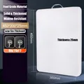 White antibacterial PE plastic cutting board with metal handle, 450x300x25mm large size - Ultra Thick Extra Large 450*300*25mm / White