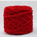 Gomitolo di lana spessa rossa per maglia a mano e progetti all'uncinetto DIY - Rosso Scuro