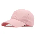 Casquette de baseball rose à séchage rapide avec trous de ventilation et sangle - Rose