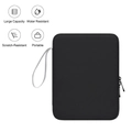 Custodia per tablet 10,9 pollici nera impermeabile in PU con comoda maniglia - 12,9 Pollici / Nero