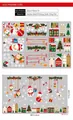 9-piece Christmas window static stickers set featuring Santa, reindeer, and snowflakes - 9 Sheets Set (20x30cm)