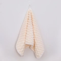 Hanging waffle weave hand towel in off-white with convenient loop for quick drying - 35x75cm Towel / White