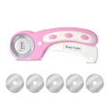 1 Handle + 5 Blades Pink